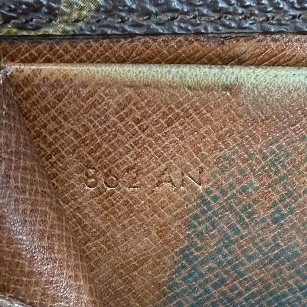 Vintage Louis Vuitton Elise Double Snap Wallet Monogram 1986 Authenticated